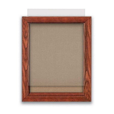 United Visual Products Indoor Enclosed Combo Board, 72"x36", Gold Frame/Green & Pumice UVCB7236G-GREEN-PUMICE